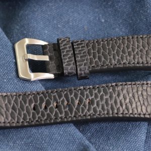 Navy Calfskin Epi Leather Watch Strap Band 19mm 21mm 20mm 22mm For Men Women